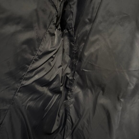 Land's End, Ladies Black, Angel Goose Down Long Coat, Size Medium 10-12 - Picture 6 of 10